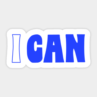 I can Sticker